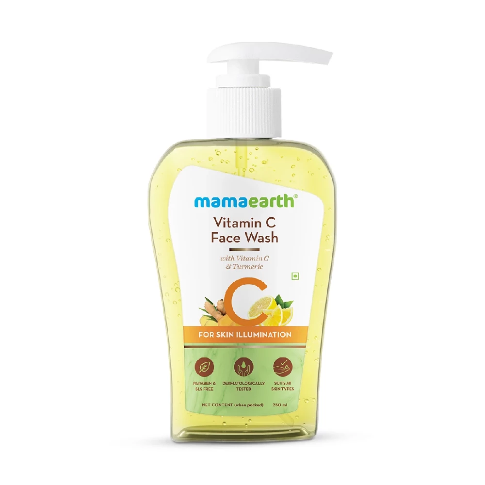 Vitamin C Face Wash with Vitamin C and Turmeric for Skin Illumination, 250ml-3.webp